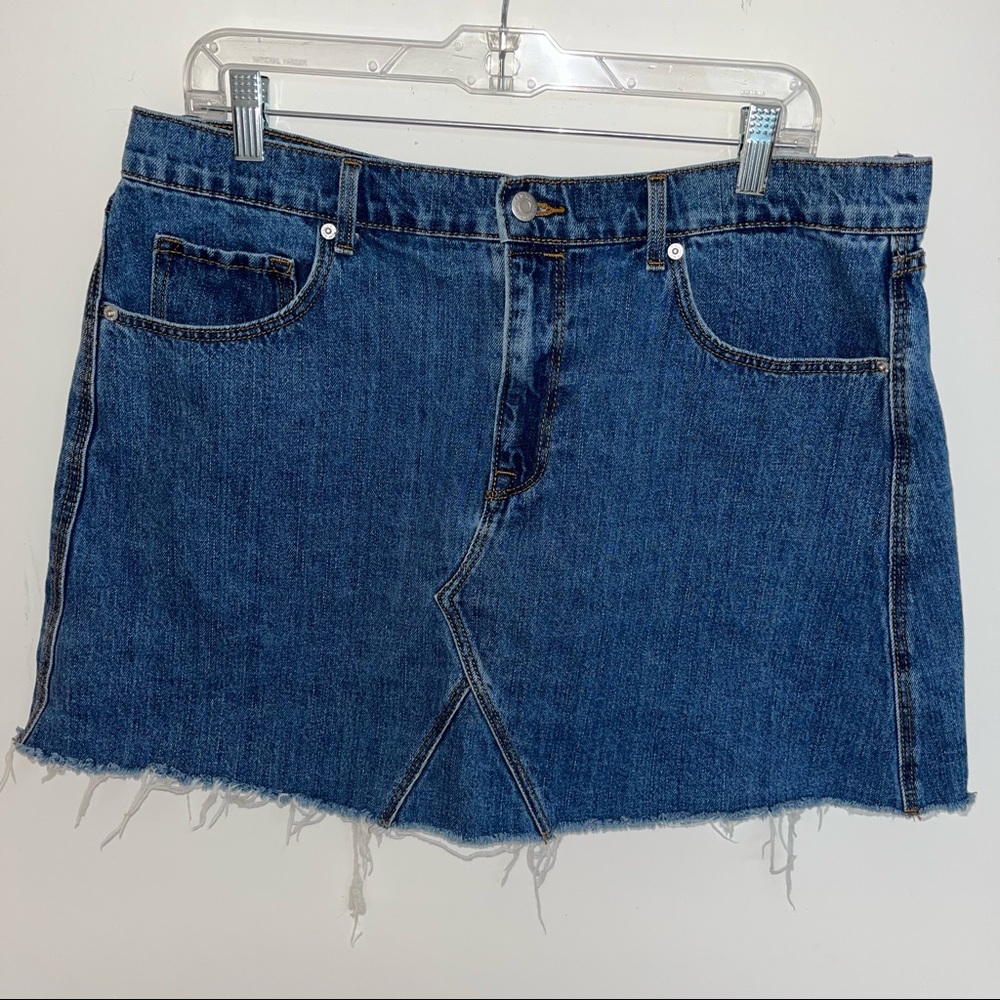 old navy jean skirt